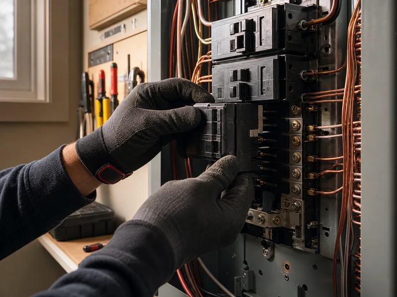 Mise à niveau d’un panneau électrique résidentiel à Châteauguay