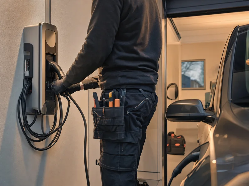 Installation d’une borne de recharge résidentielle à Châteauguay